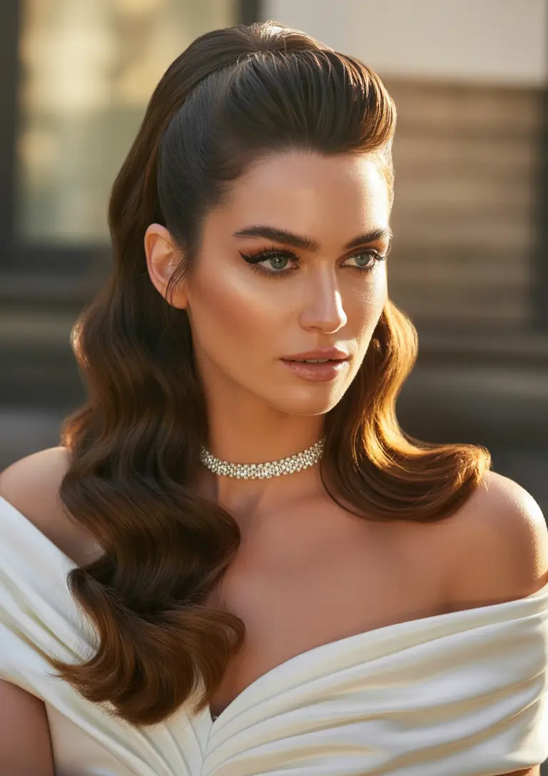 Formal Hairstyles Winter 2025–2026 Elegant Half-Up Hollywood Volume