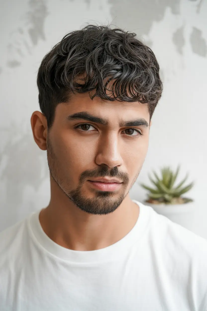 Haircuts Winter 2025–2026 Ideas for Men Messy Fringe