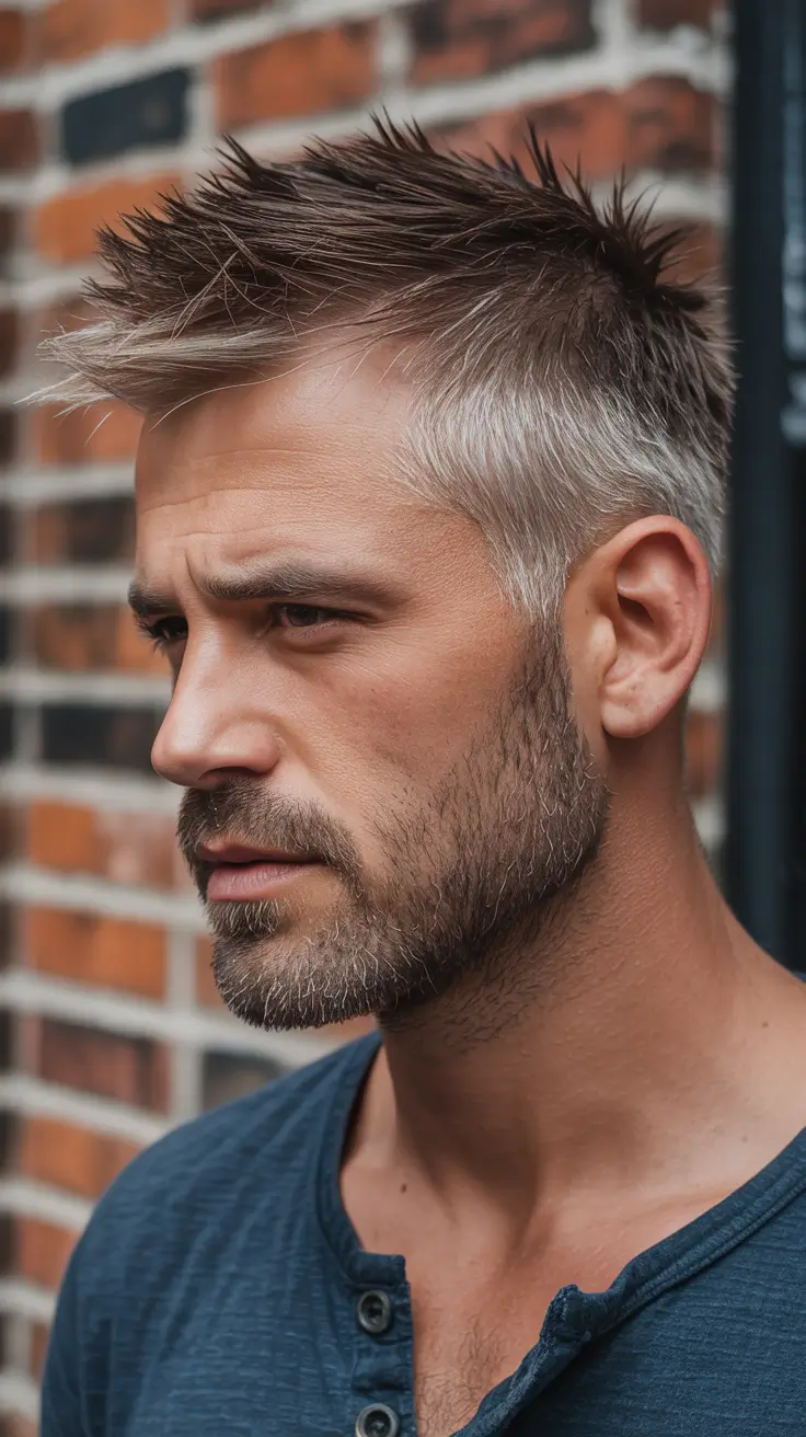 Haircuts Winter 2025–2026 Ideas for Men Refined Spiky Fade