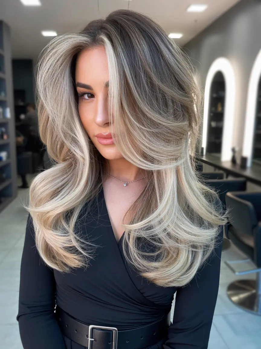 Highlighted Hair Colors for Winter 2025–2026 Blond Layers