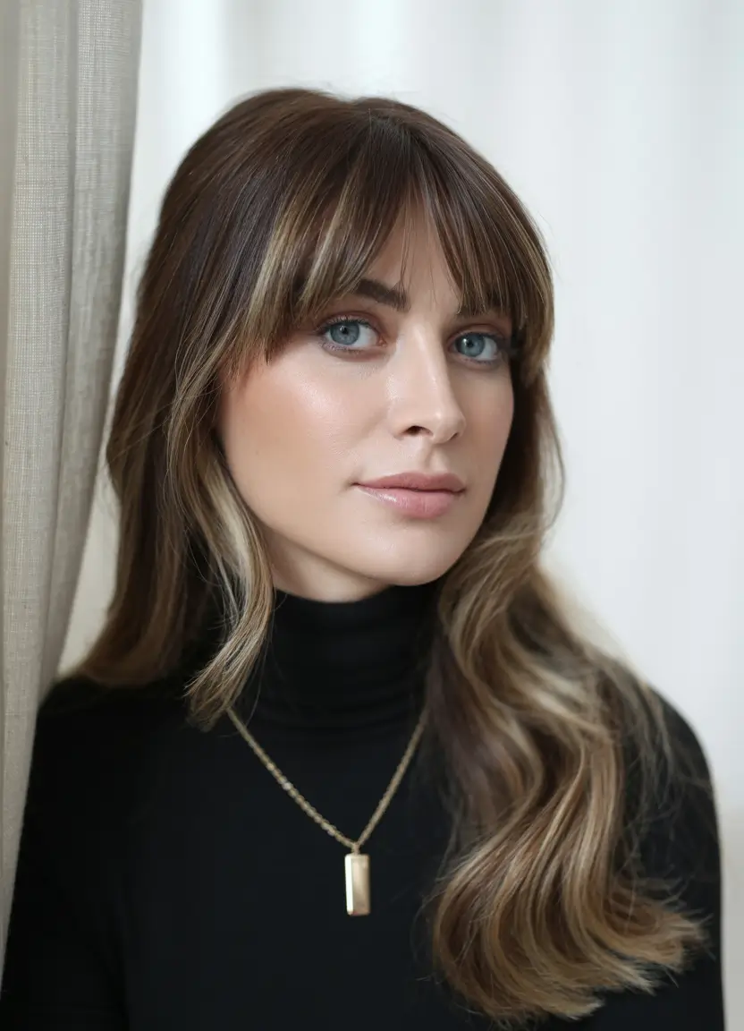 Highlighted Hair Colors for Winter 2025–2026 Honey Brunette Highlights