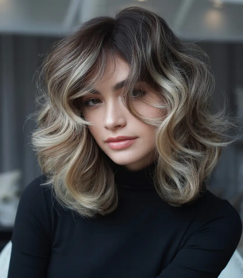Highlighted Hair Colors for Winter 2025–2026 Chunky Blond Highlights