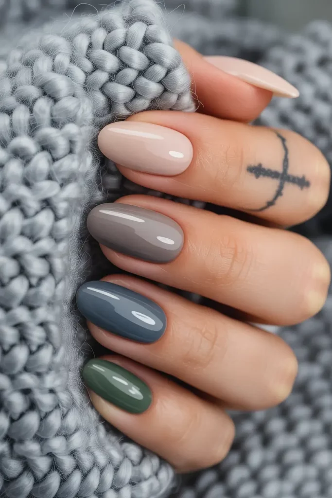 Neutral Nail Art Ideas for Winter 2025–2026: Elegant Gel, Dip & Acrylic Designs in Soft Winter Colors