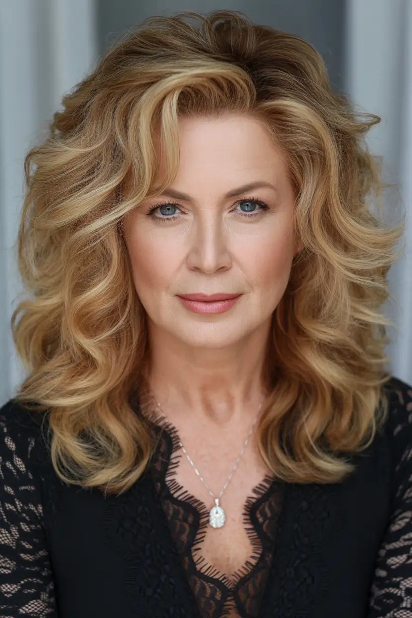 Winter 2025–2026 Haircuts and Colors for Women Over 50 Golden Volume Revival