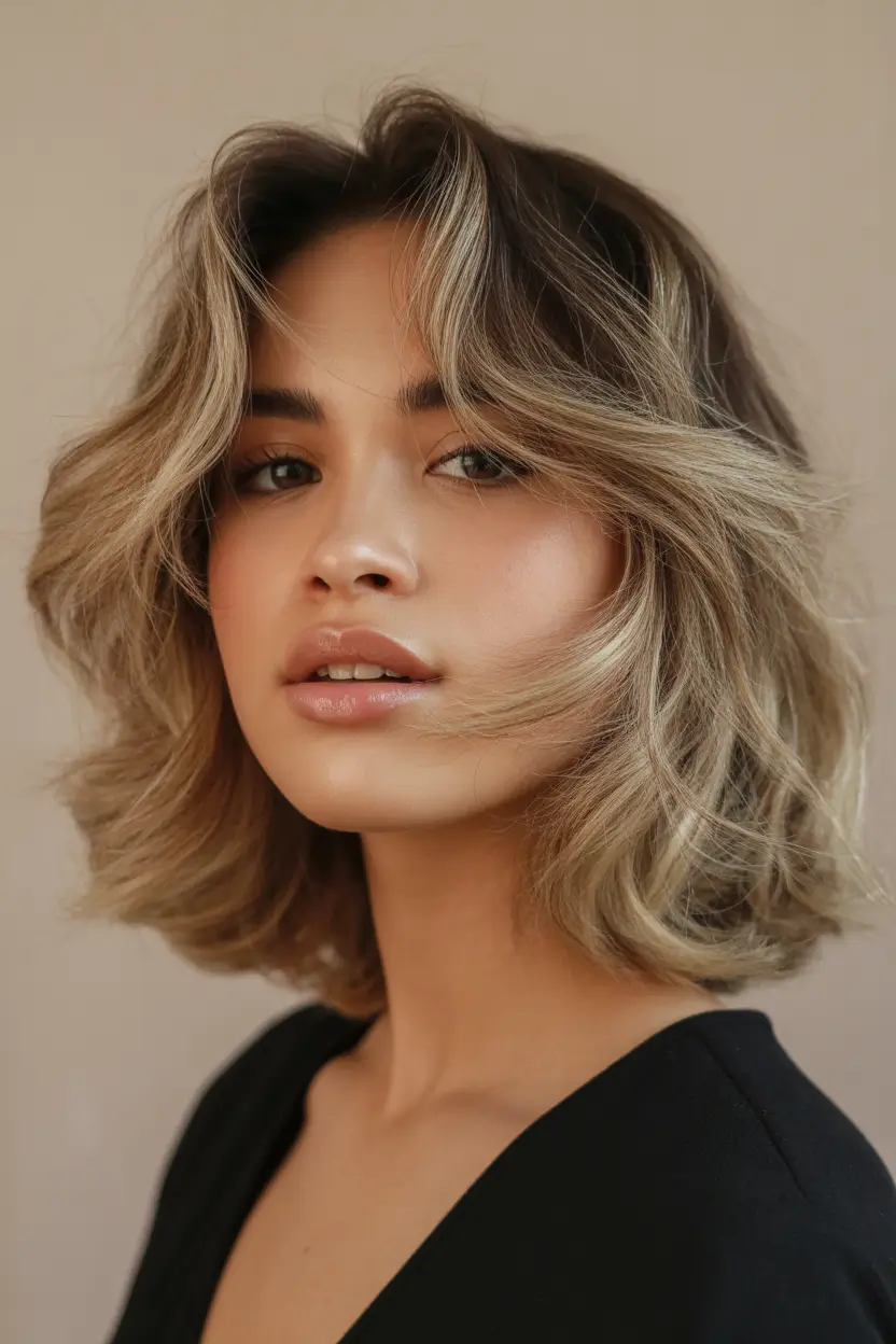 Winter 2025–2026 Medium Haircuts Dimensional Bob with Volume
