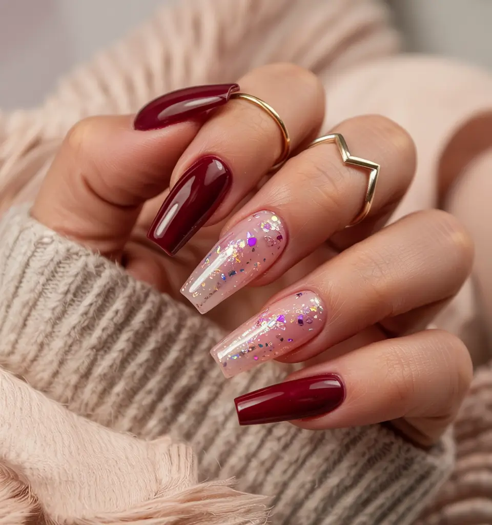 Winter 2025–2026 Nails Ideas Mulled Wine Glam