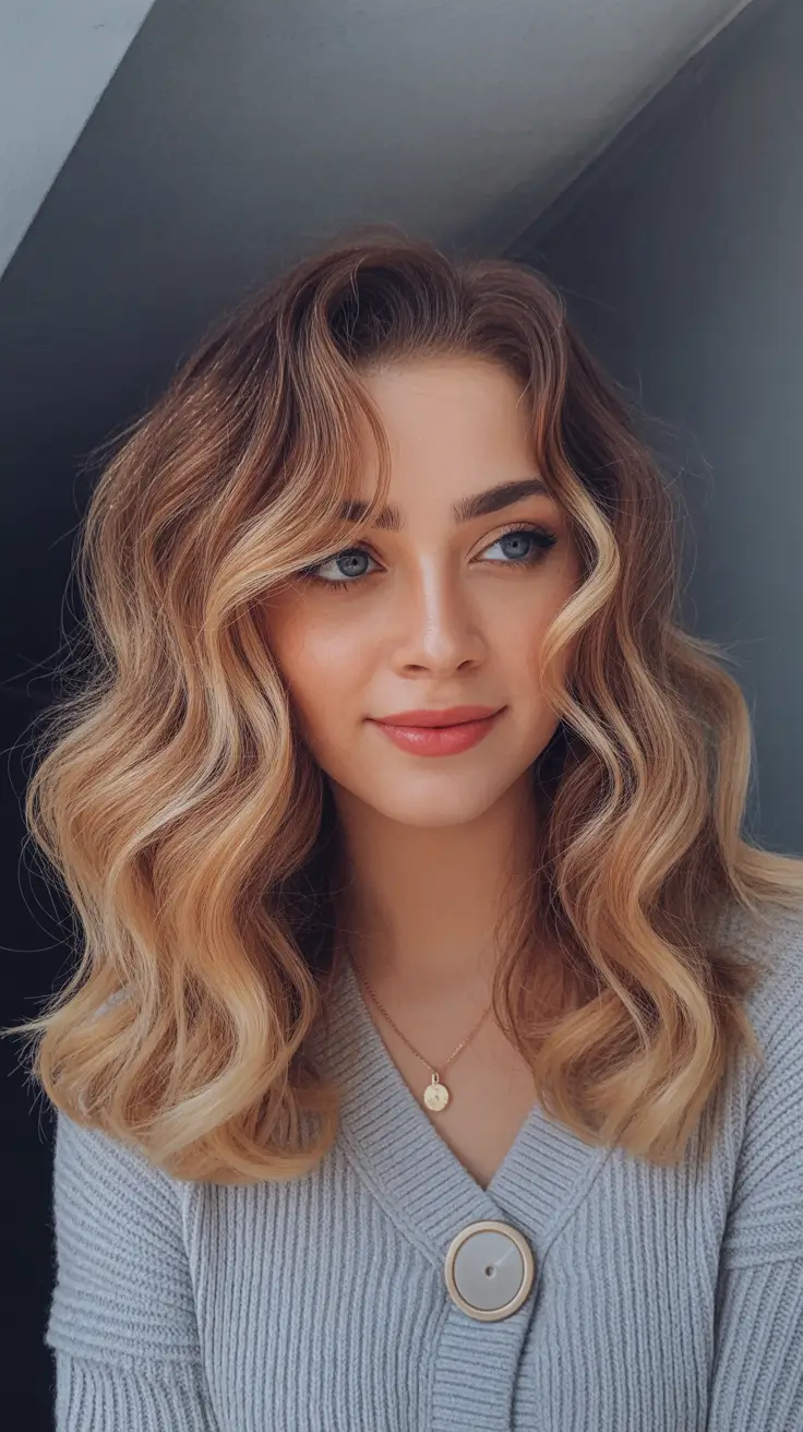 Winter 2025–2026 Trending Hair Colors Classic Buttery Blonde Waves