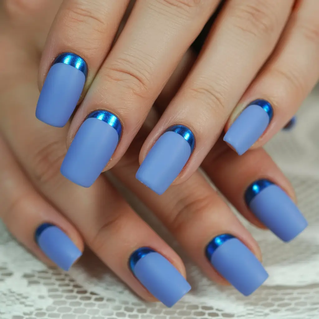 Winter-Gel-Nails-Ideas-2025-2026 Frosted-French-Chic