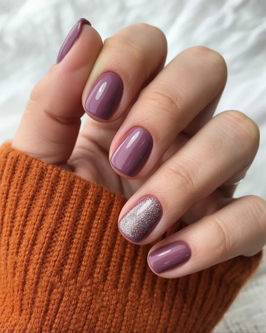 Winter-Gel-Nails-Ideas-2025-2026 Cozy-Mauve-Glow