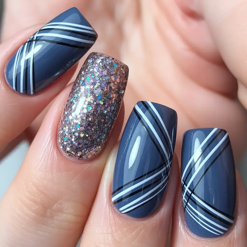 January Midnight Plaid