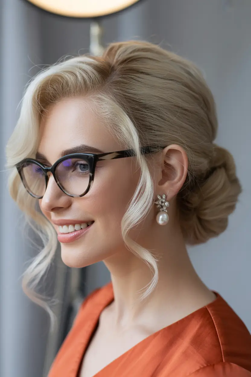 Women Hairstyles for Winter 2025–2026 Classic Low Twist for Work or Evenings