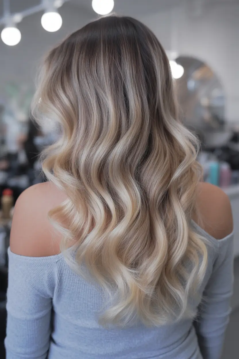 Balayage Hair Color Ideas 2026 — Melted Beige Blonde