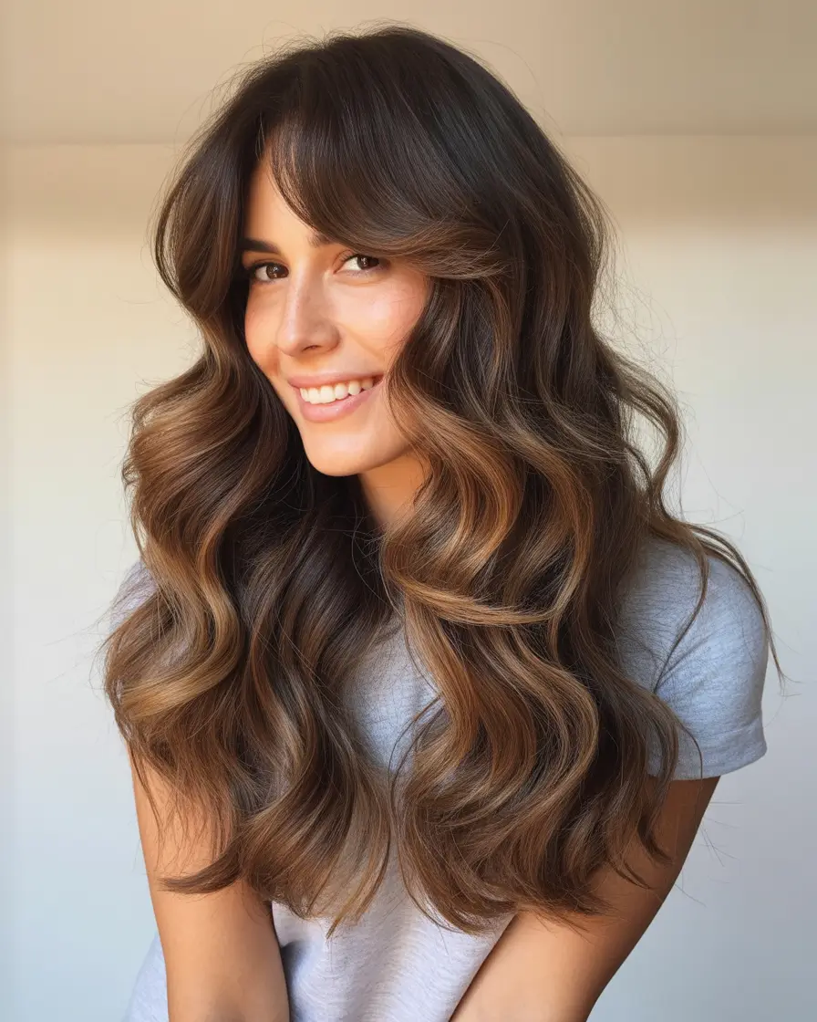 Balayage Hair Color Ideas 2026 — Soft Mocha Balayage