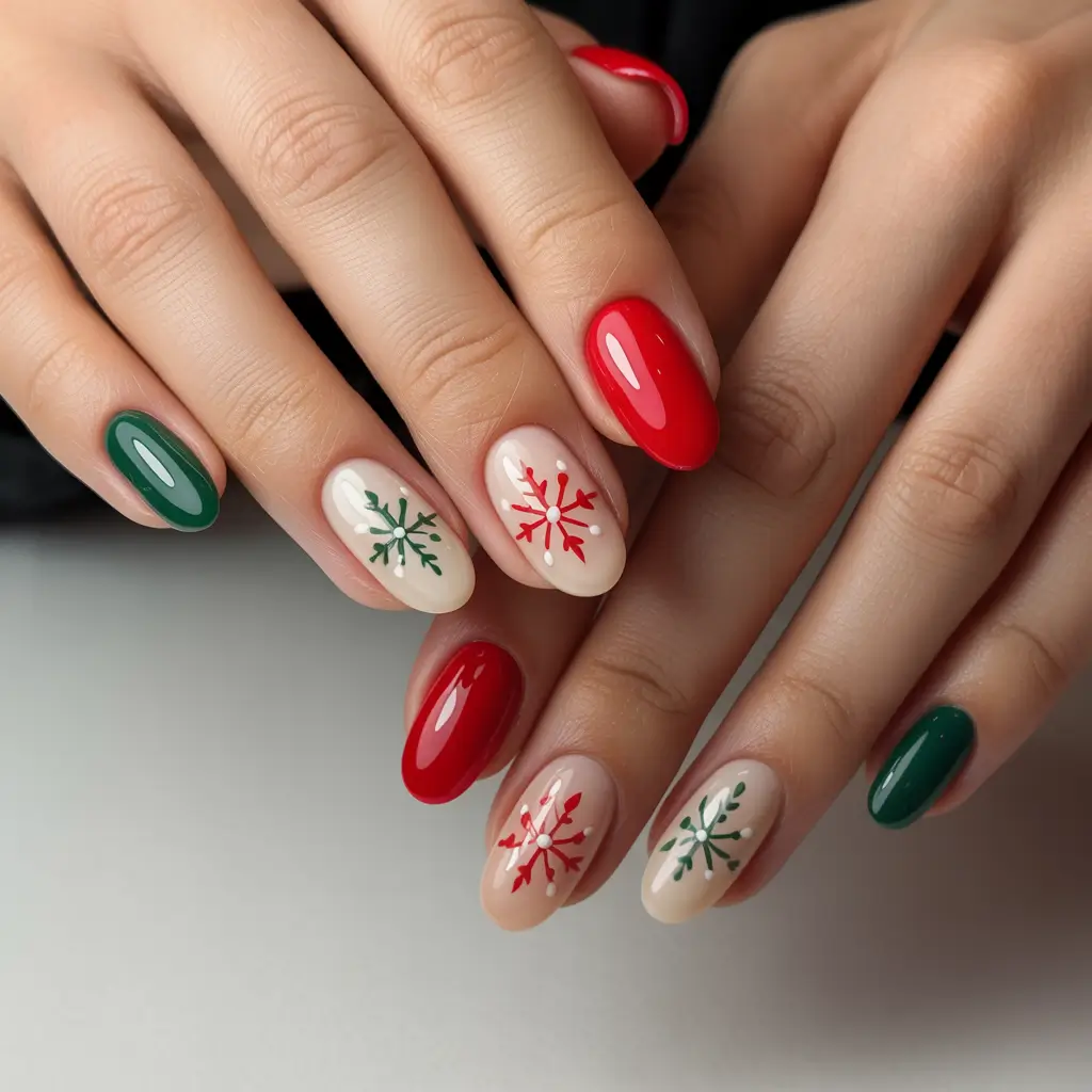 Best Nail Designs for Christmas 2025 Red and Green Simplicity