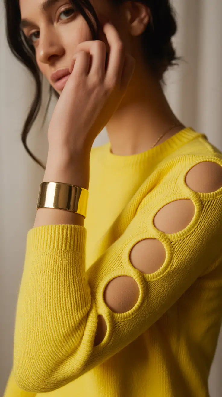 Casual sweater outfits 2026 Sunny Confidence in Yellow