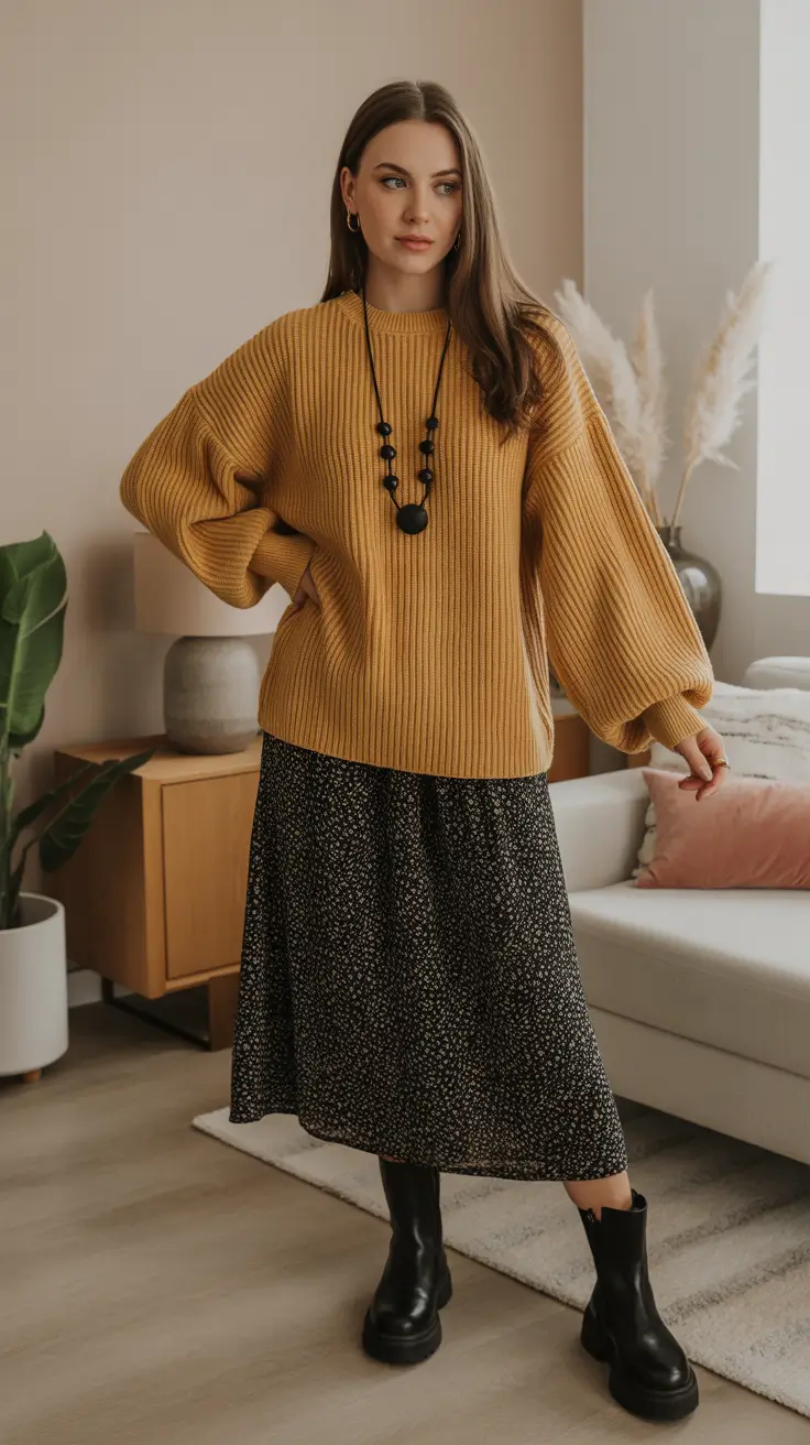 Cold Weather Outfit Inspiration 2026 Golden Glow