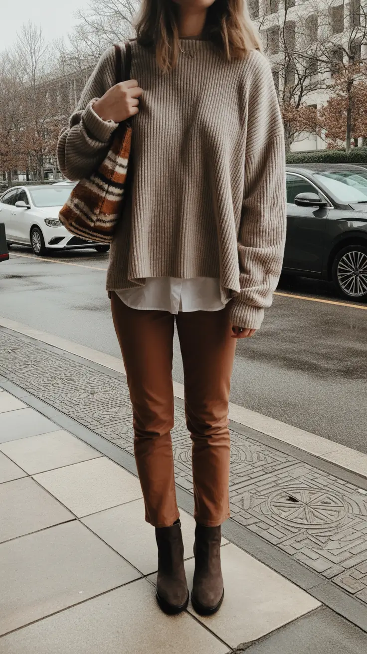 Comfy casual outfits for women 2026 Warm Neutrals for Effortless Fall Elegance