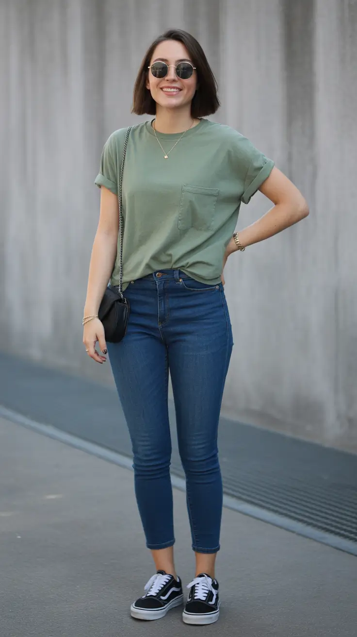 Comfy casual outfits for women 2026 Everyday Green Simplicity