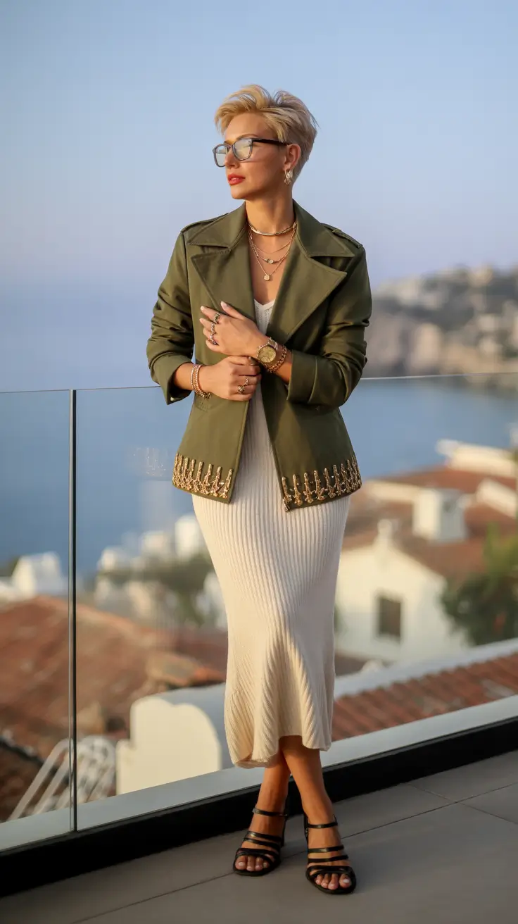 Comfy casual outfits for women 2026 Elegant Neutrals with a Touch of Gold