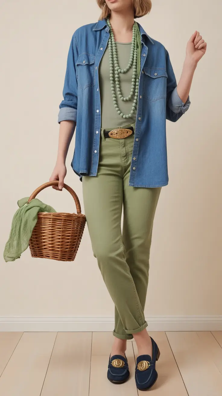 Comfy casual outfits for women 2026 Earthy Tones and Retro Energy