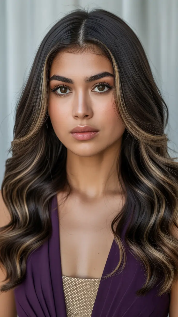 Cool and warm brown hair colors 2026 - Cool Caramel Contour Brunette