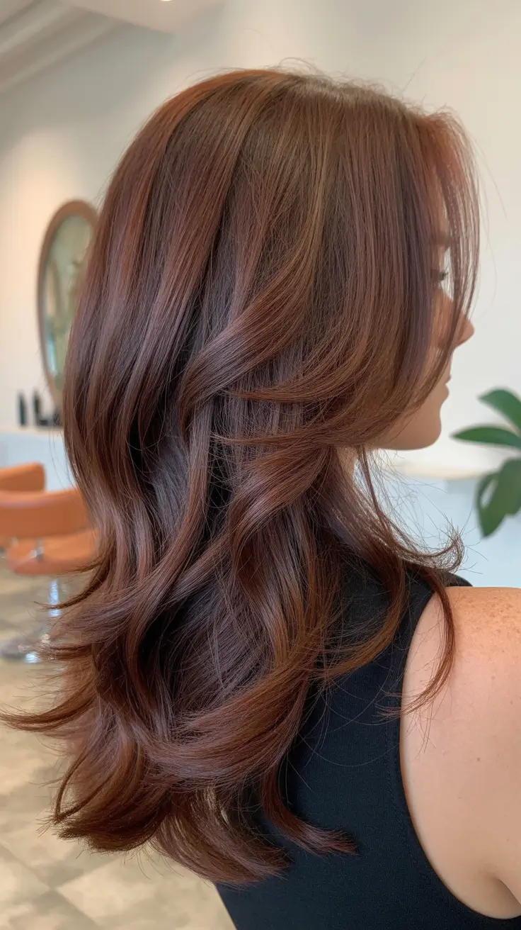 Cool and warm brown hair colors 2026 - Rich Chocolate Cinnamon Layers