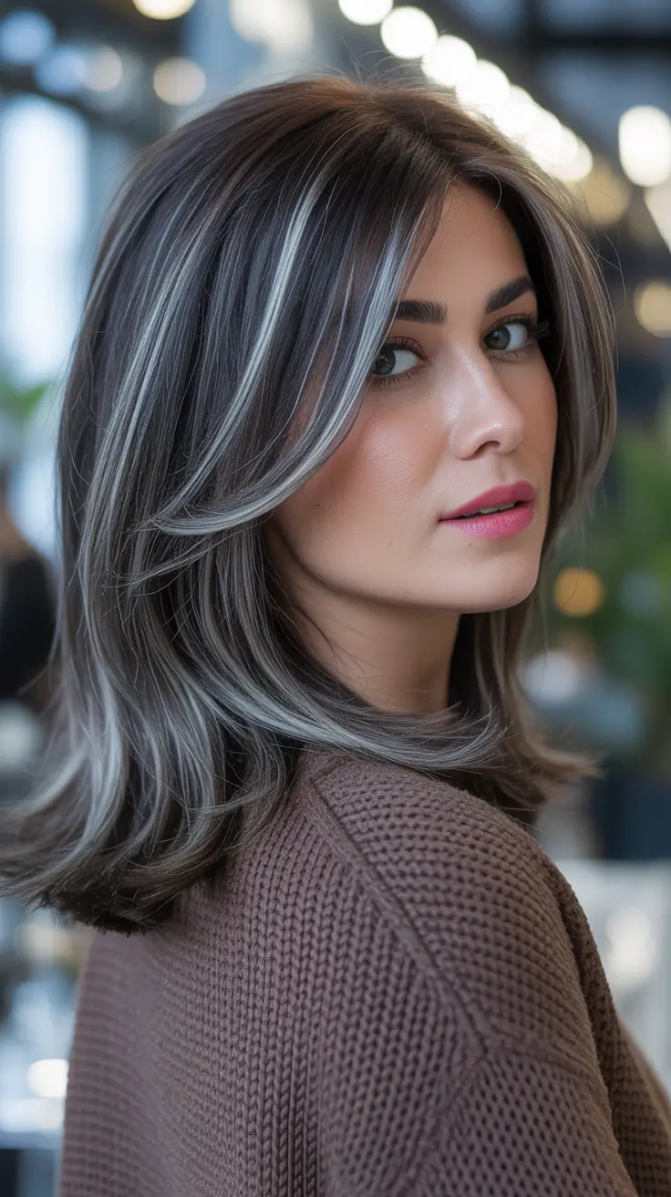 Dark brown hair color 2026 — sleek and rich Soft Mushroom Ash Blend
