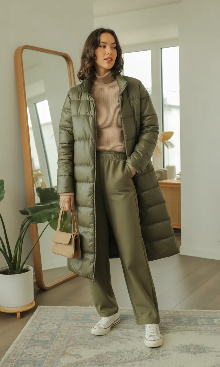 Winter Olive Monochrome December 2025 Trending Outfits Ideas