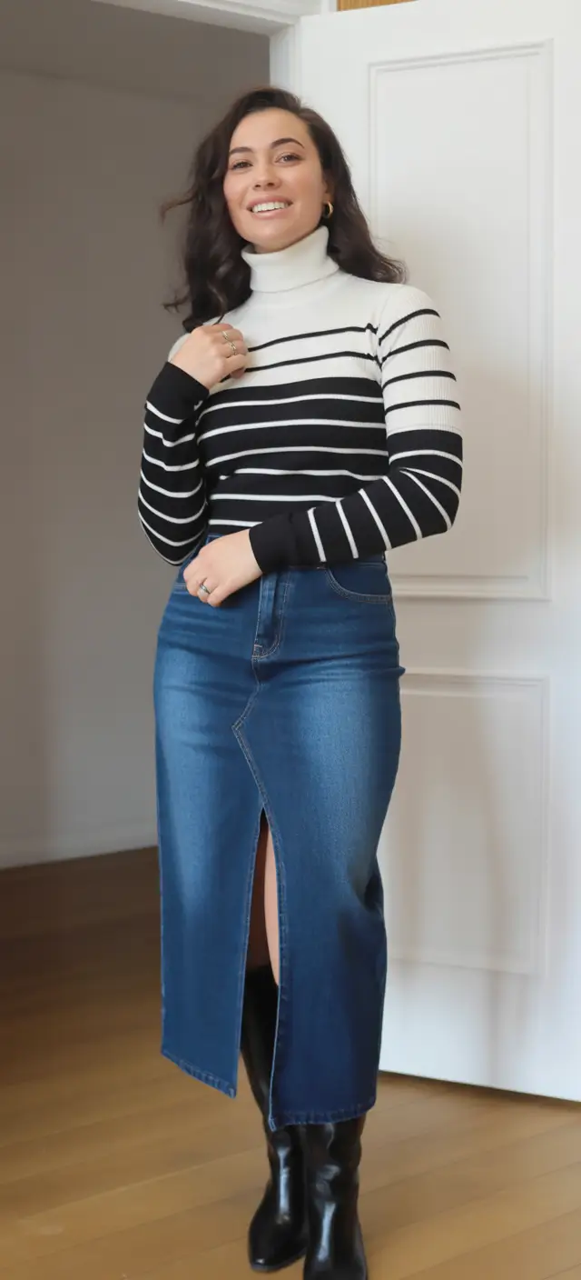 Winter Striped Serenity December 2025 Trending Outfits Ideas