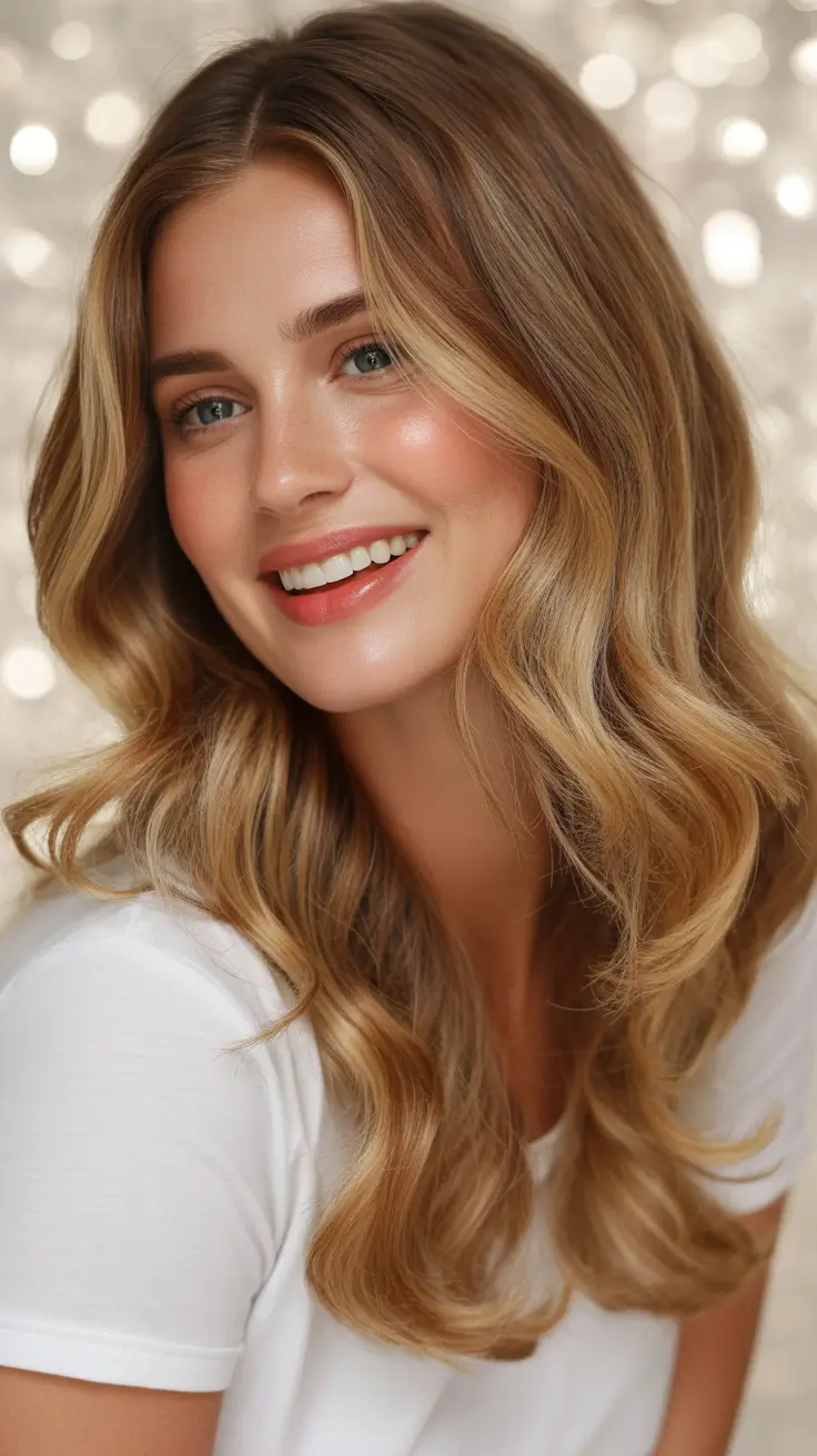 Hair color ideas to look younger 2026 - Honey Beige