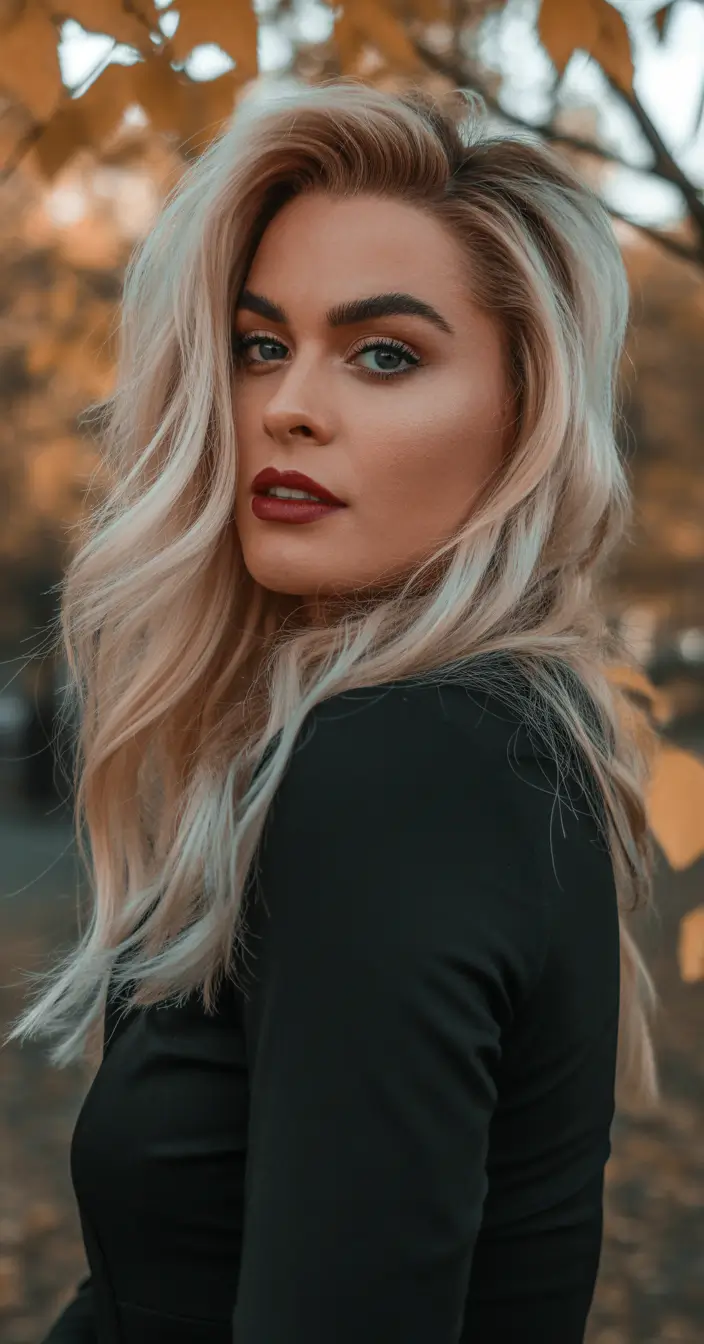 Hair color ideas to look younger 2026 - Champagne Blonde