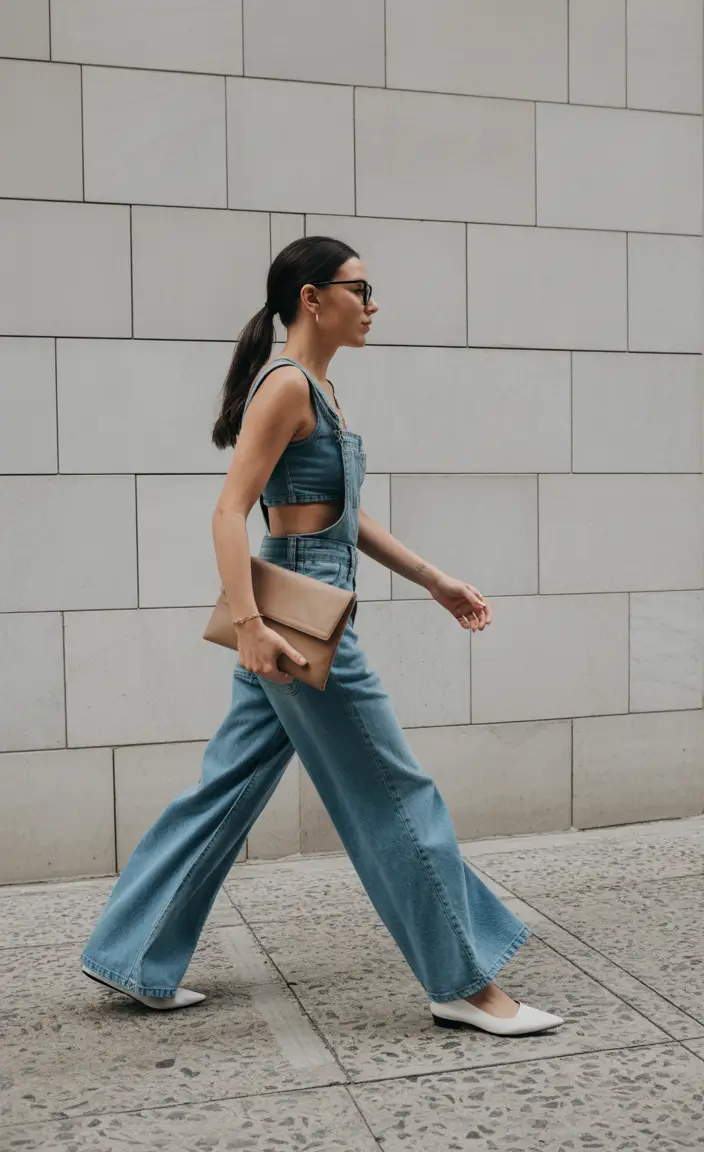 Modern outfits for women ideas 2026 - Denim co ord for street style days