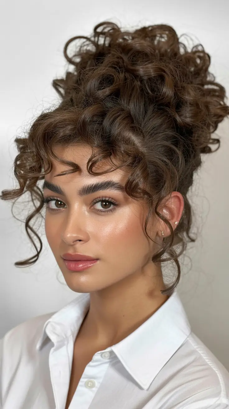curly-hairstyles-2026-Elegant-Curly-High-Updo