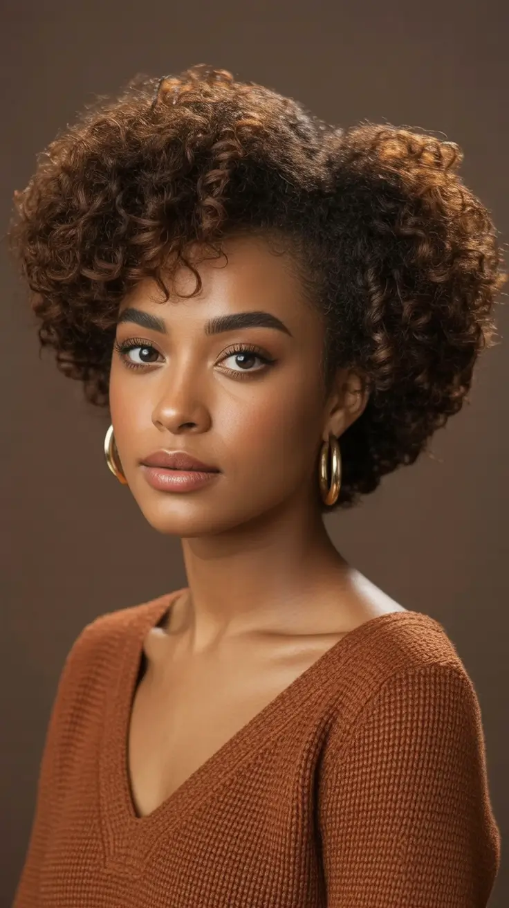 curly-hairstyles-2026-Soft-Rounded-Afro-with-Dimension