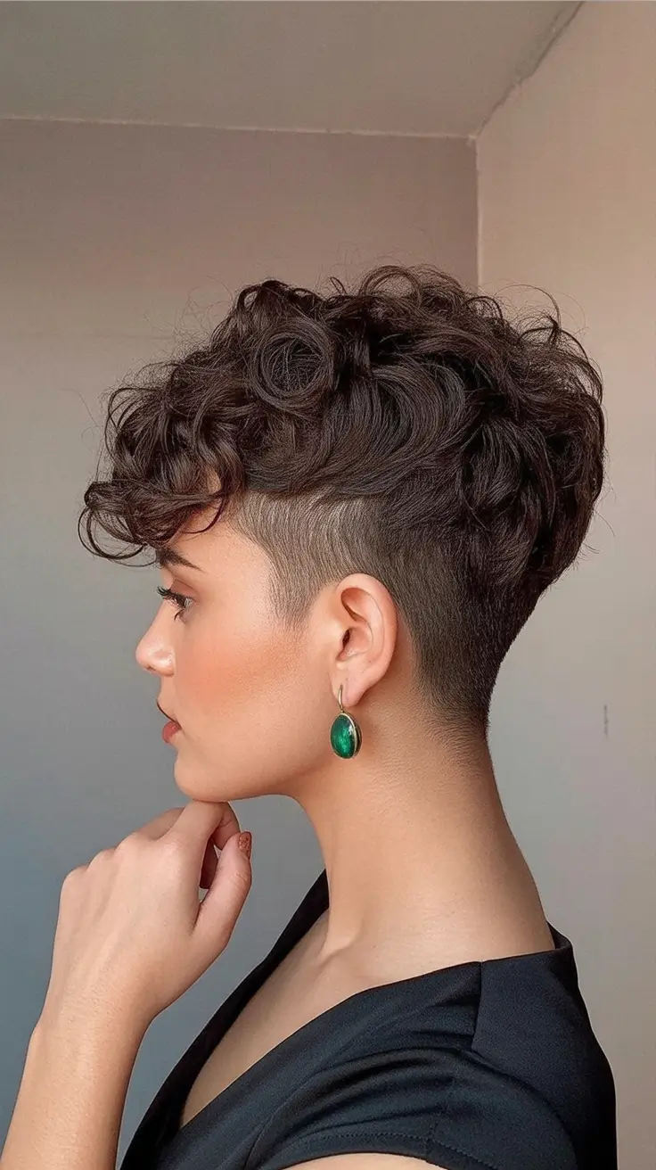 curly-hairstyles-2026-Tapered-Curly-Pixie-with-Tousled-Texture