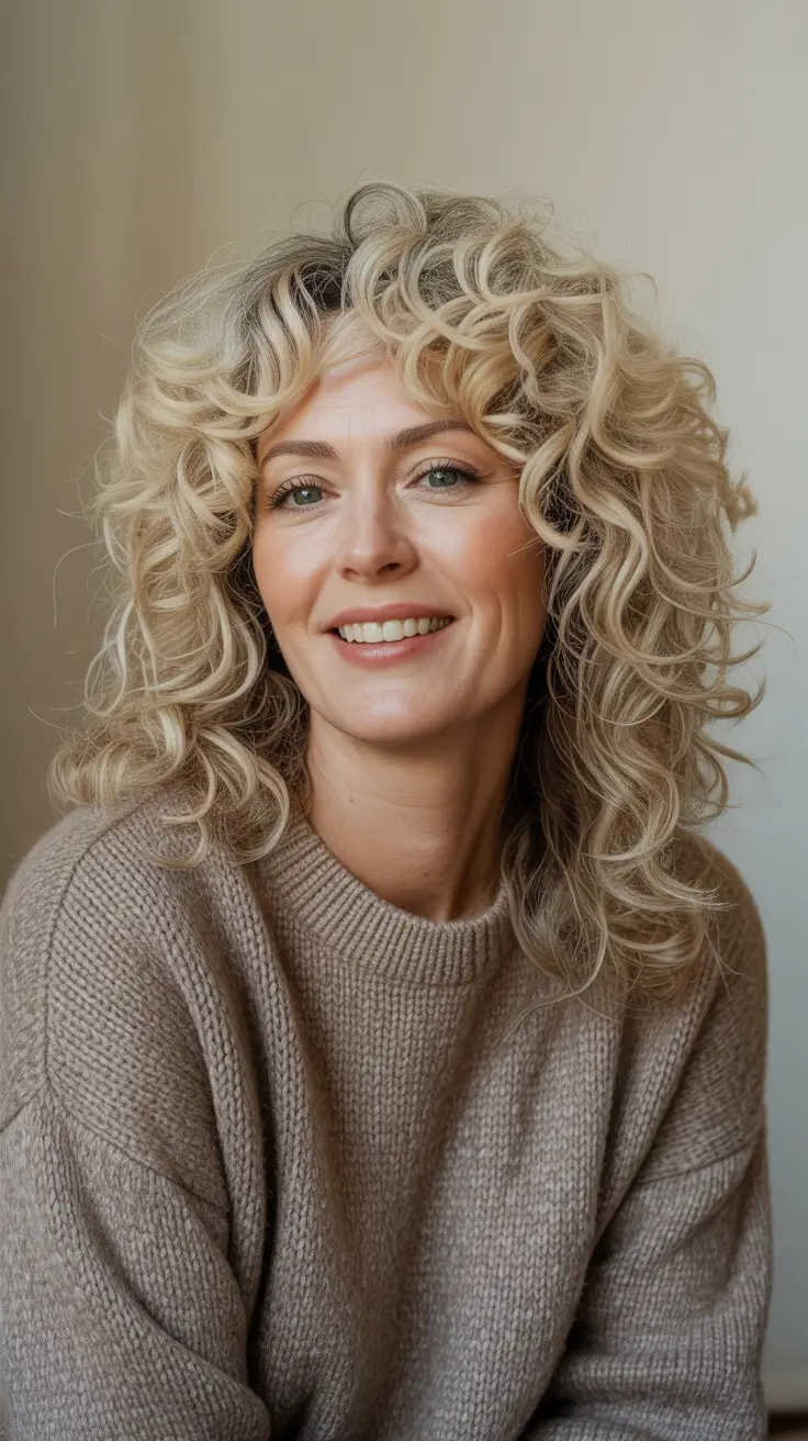 Best haircuts for thin fine hair 2026 Soft curly volume with rounded framing