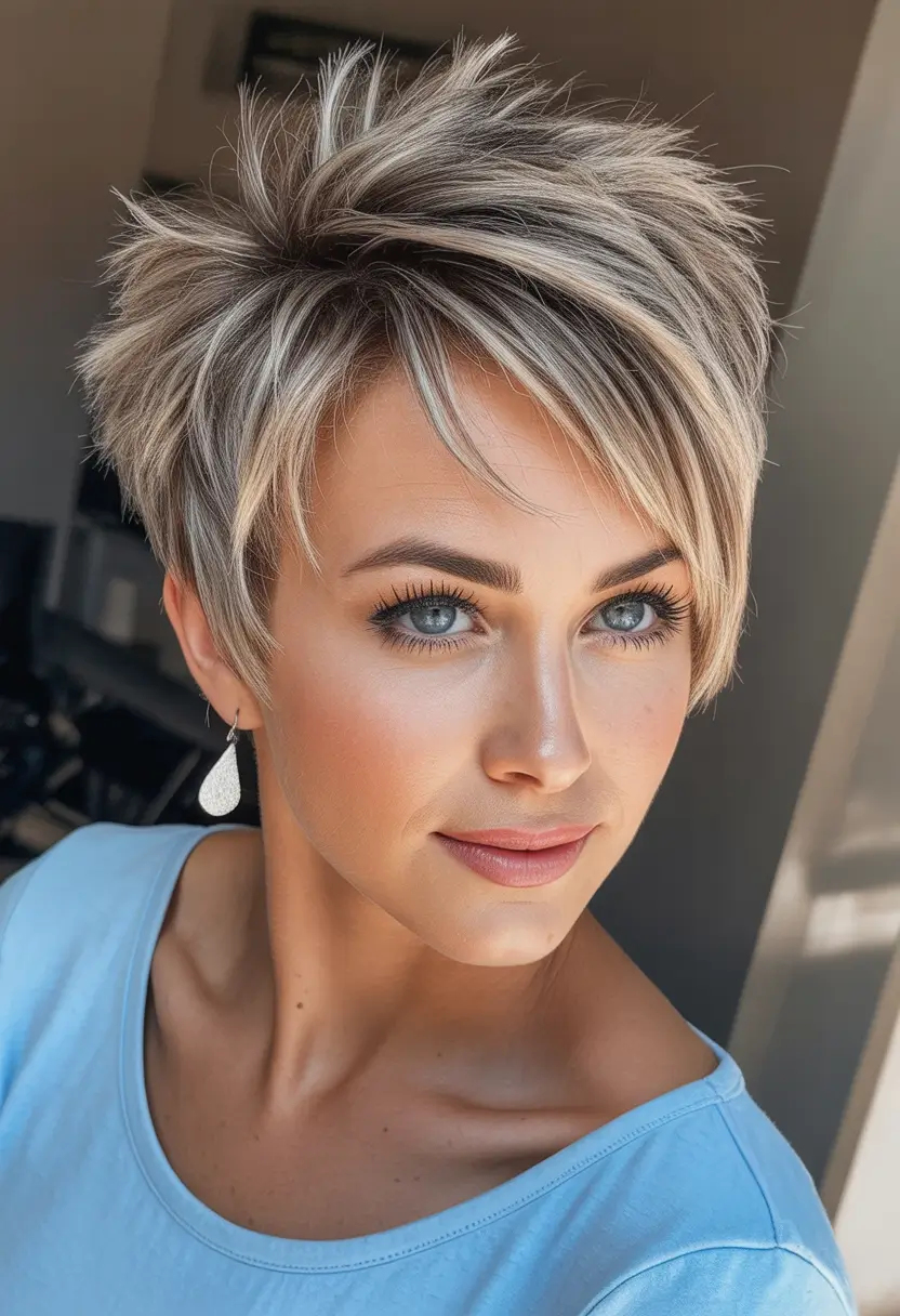 Best haircuts with bangs 2026 — Textured Pixie With Soft Swooping Fringe