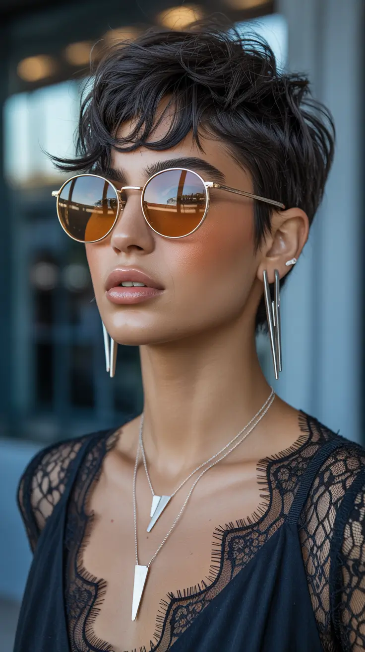 Best haircuts with bangs 2026 — Mid-Length Layers With Soft Feathered Fringe