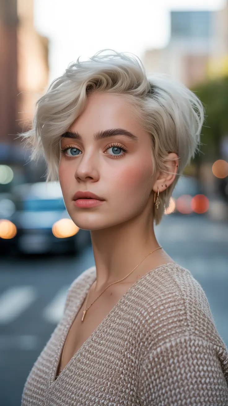 Best short haircuts for women 2026 Urban Blonde Pixie