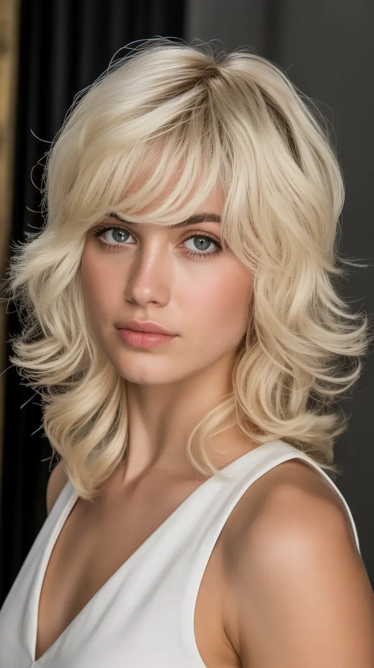 Women Platinum Butterfly Layers H2