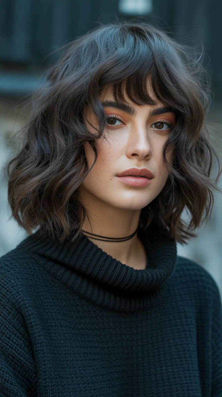 Women Velvet Brunette Bob H2