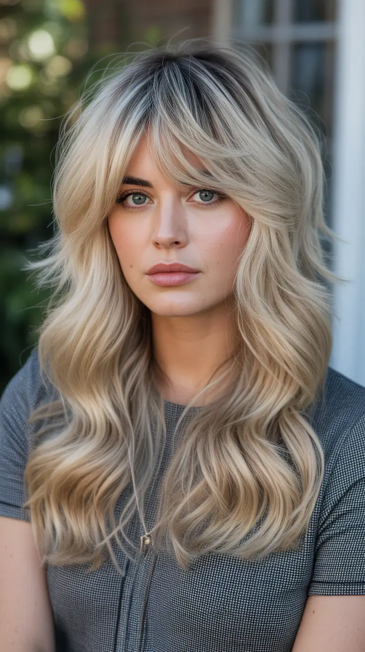 Chic Shag Haircuts 2026 Long Soft Blonde Shag With Effortless Elegance