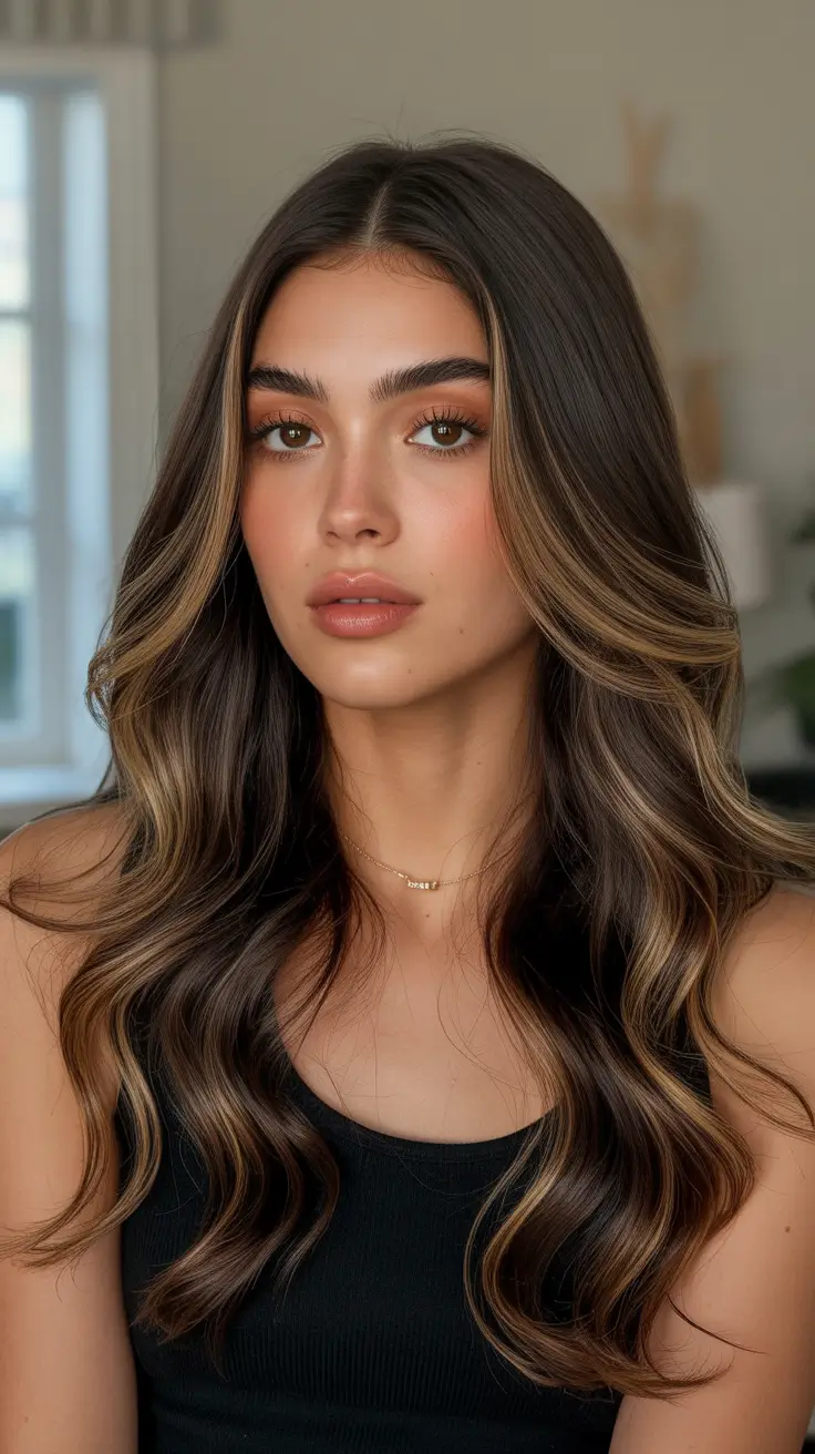 Cute hairstyle inspiration 2026 Soft Waves with a Center Part