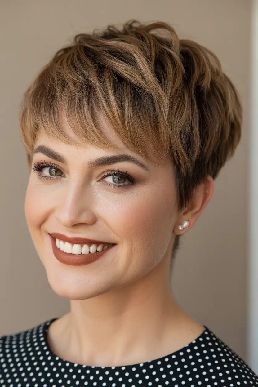 Cute messy pixie styles 2026 Edgy Pixie With Choppy Crown Texture