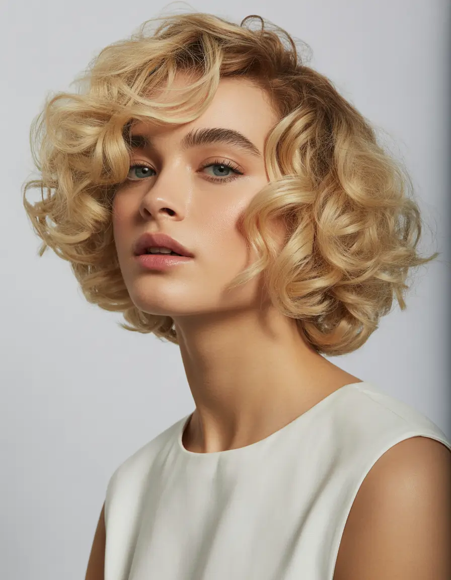 Hairstyle ideas for women 2026 Short Wavy Bob