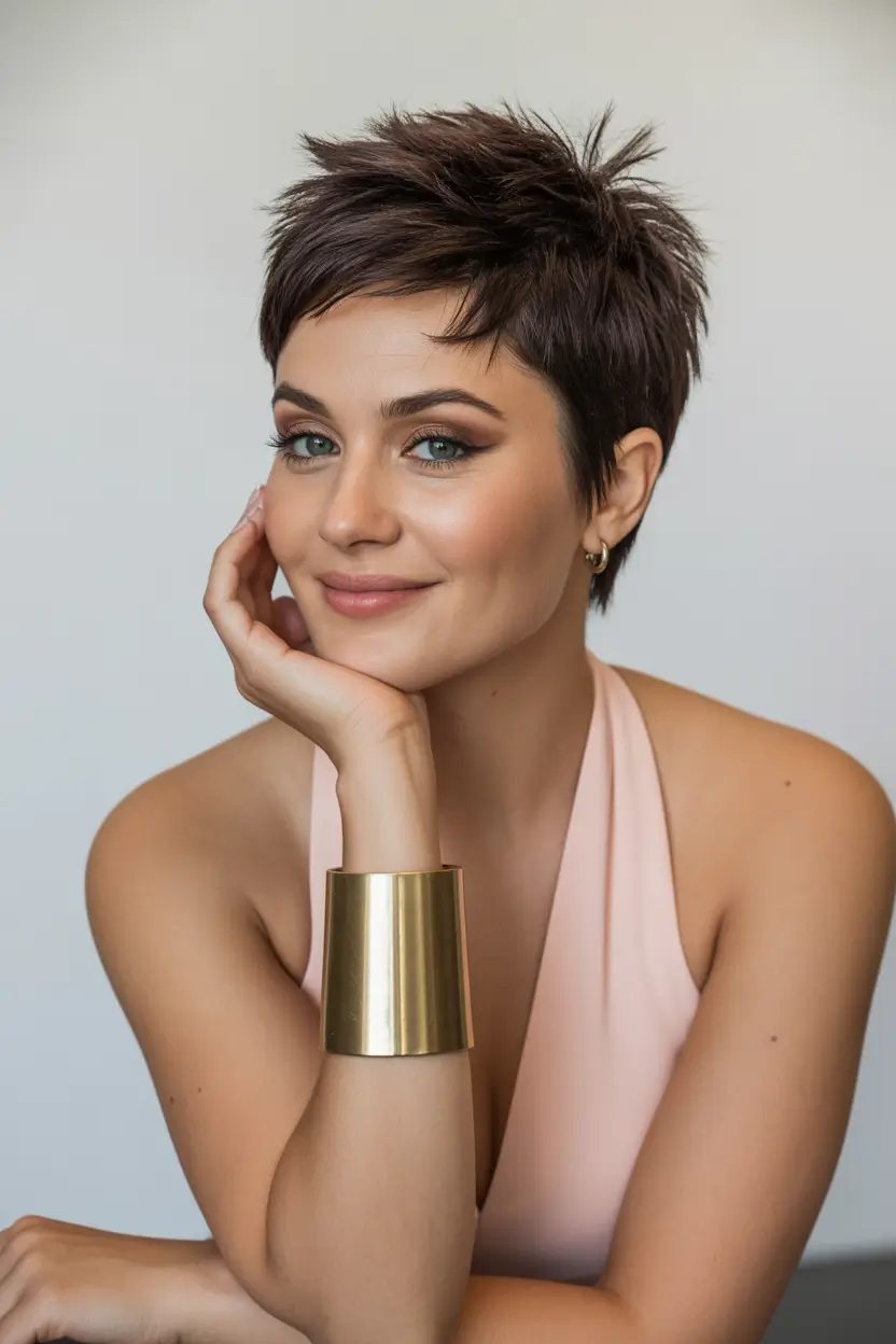Hairstyle ideas for women 2026 Textured Pixie Cut
