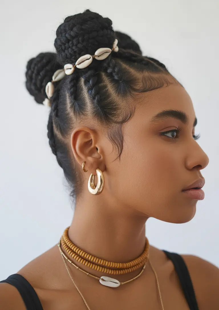 Hairstyle ideas for women 2026 Braided Bun