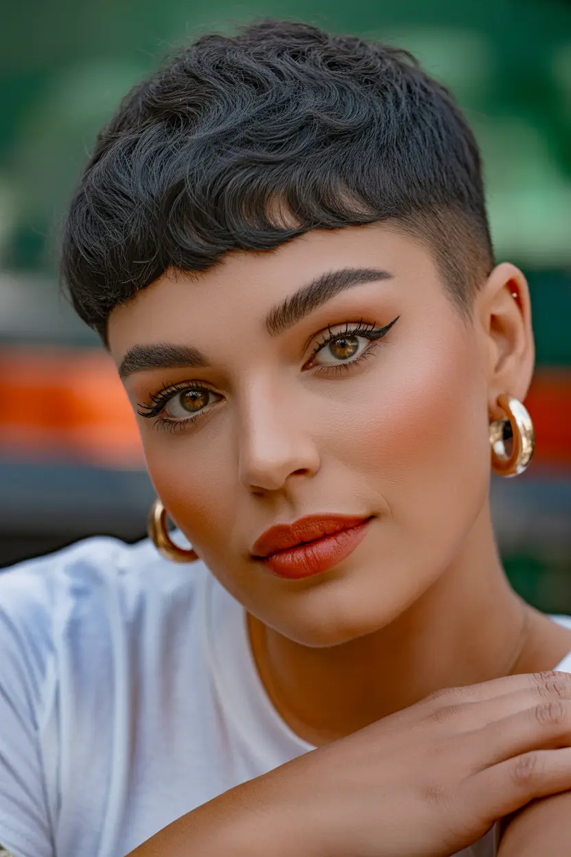 Hairstyle ideas for women 2026 Brunette Micro Crop