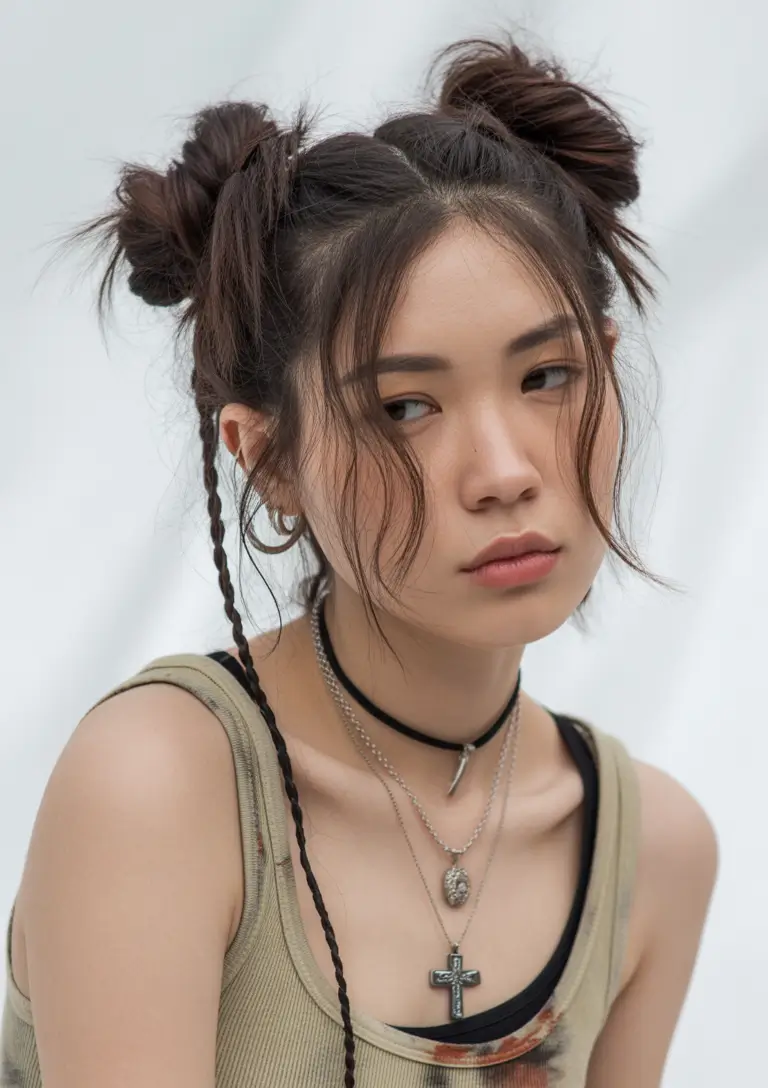 Hairstyle ideas for women 2026 Twin Buns