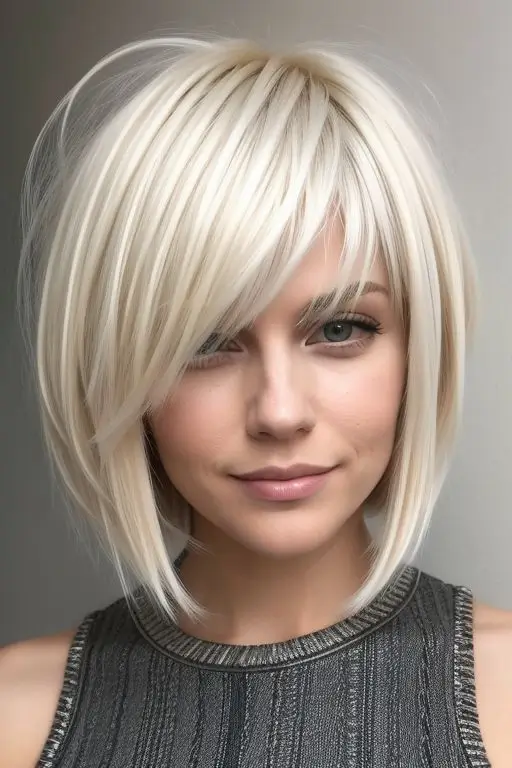 Latest haircut styles 2026 Blonde Chic Layered Bob